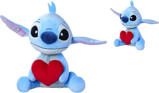 plišani Stitch sa srcem 50 cm