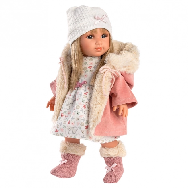 Llorens 53541 ELENA - realistična lutka s mekim tkaninskim tijelom - 35 cm