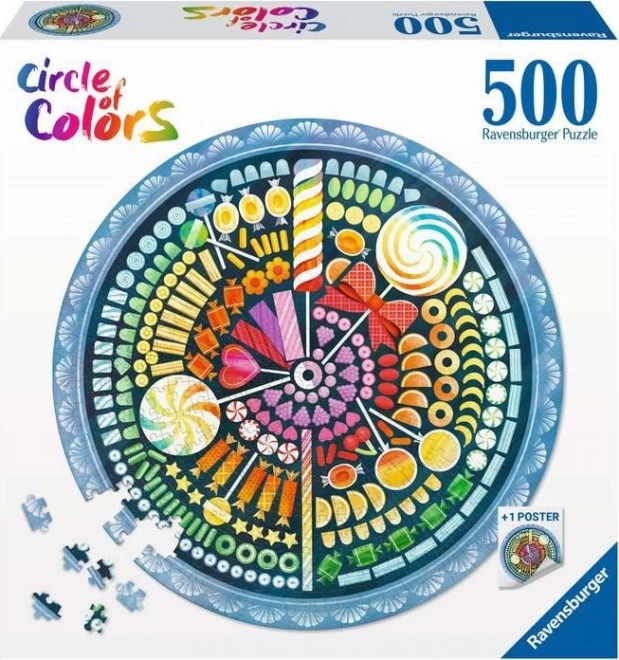 Puzzle Ravensburger Krug boja Bomboni 500 kom