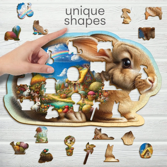Drvene puzzle Zeko od Wooden City