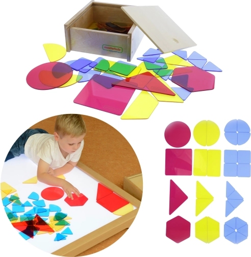 Masterkidz prozirni geometrijski oblici