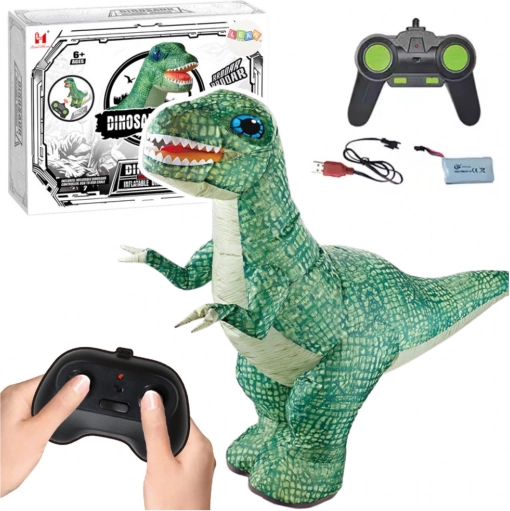 Veliki napuhujući dinosaurus na daljinsko upravljanje RC Zeleni