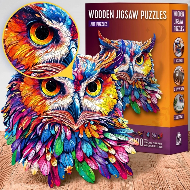 EscapeWelt drvene puzzle Sova 200 dijelova