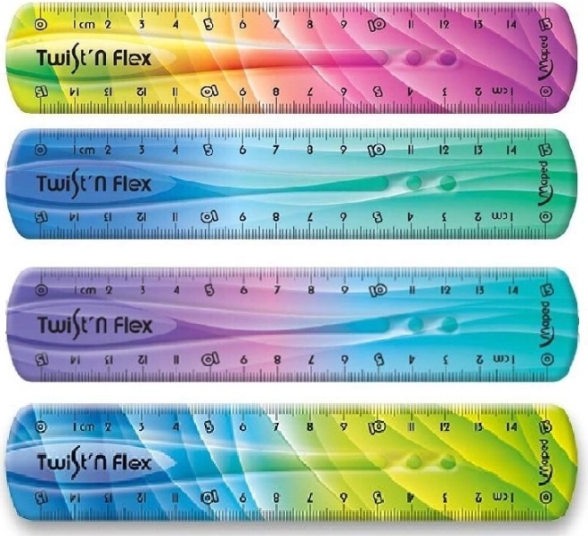 Maped ravnalo Twist'n Flex dugino 15 cm