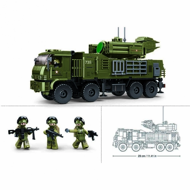 Konstrukcijski set Pantsir S1S u mjerilu 1:35