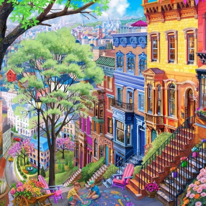 Puzzle Proljetni grad 1000 komada od Bluebird