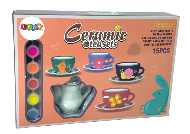 DIY set za bojanje porculana za čaj