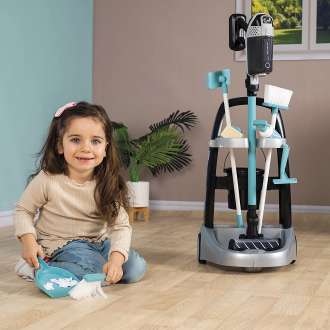 Smoby Rowenta kolica za čišćenje s usisavačem