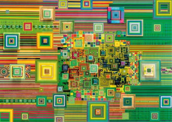 Puzzle Zeleni USB flash pogon 1000 dijelova