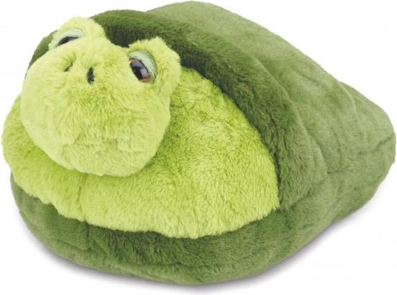 Cozy Noxxiez topla plišana papuča kornjača