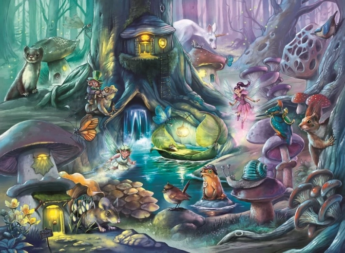 Ravensburger puzzle čarobna šuma 150 dijelova XXL