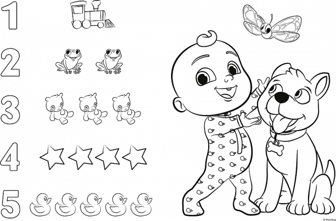 Puzzle Obr Veliki 15 Kom - Cocomelon Veseli dan s prijateljima