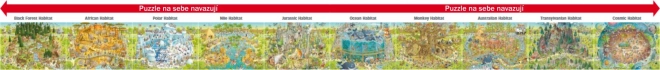 HEYE Puzzle Luda ZOO: Izložba Crna šuma 1000 komada