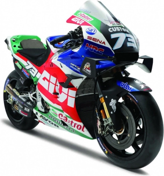 Metalni model motocikla GP Racing LCR Honda 1:18