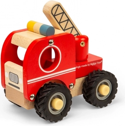 Drveni vatrogasni kamion Bigjigs Toys