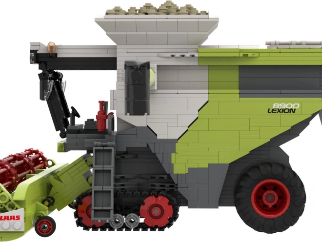 Građevni set Brixies Plus Claas Lexion 8900 Terra Trac s prikolicom