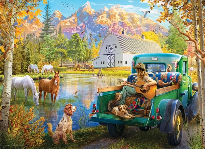 Puzzle Pjevajuće jezero 1000 dijelova EUROGRAPHICS