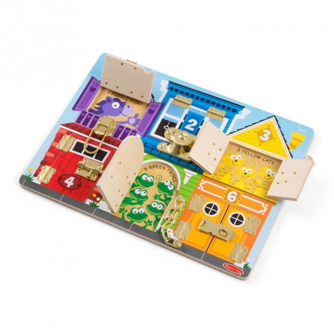 Zaključavanje i sigurnosna ploča Melissa and Doug