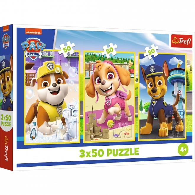Puzzle 3x50 Naši Psi Trefl