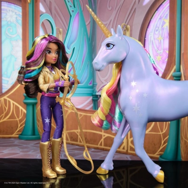 UNICORN AKADEMIJA SVJETLEĆI JEDNOROG WILDSTAR S LUTKOM SOPHIA 24cm