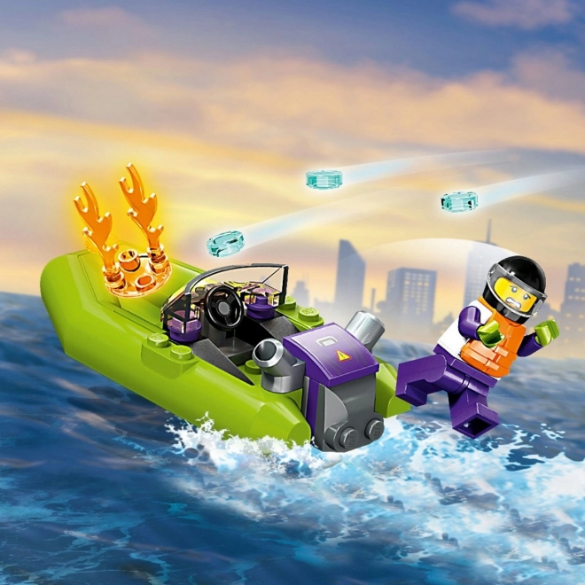 LEGO® City 60373 Vatrogasni spasilački brod i čamac
