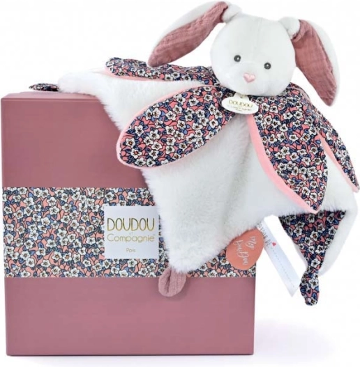 poklon set doudou – plišani zečić mazilica