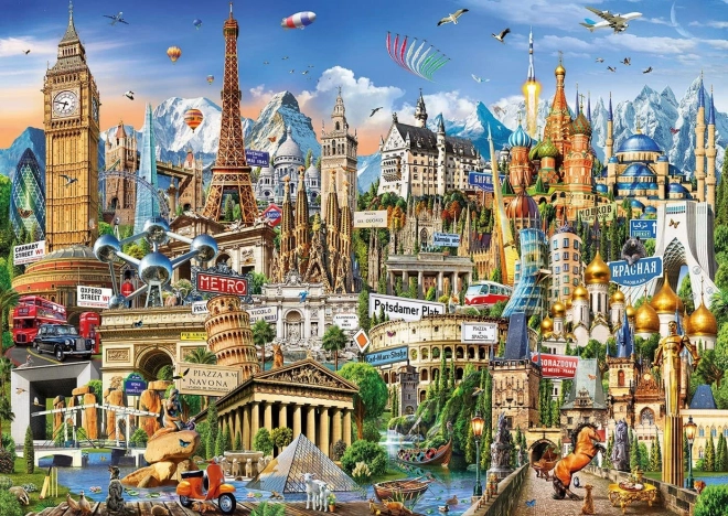 Puzzle 2000 komada, Europa