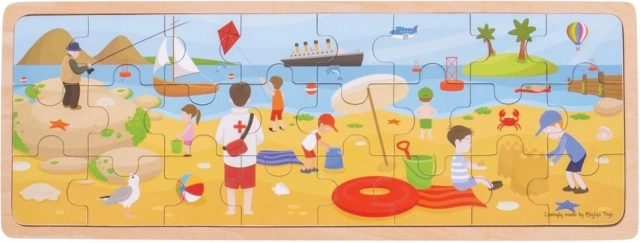 Drvene puzzle Na plaži