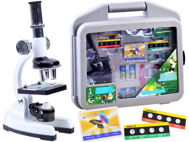 Set metalnih mikroskopa za mlade znanstvenike ES0024