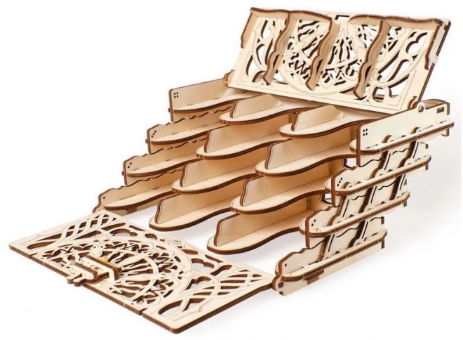Kutija za sakupljačke karte Ugears 3D drvene mehaničke slagalice