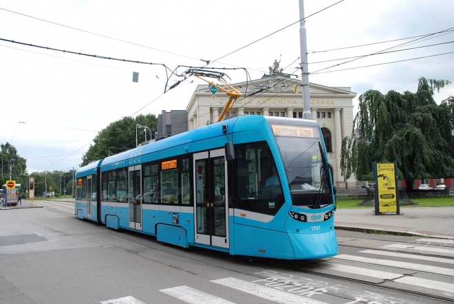 Metalna moderna tramvaja DPO Ostrava 23 cm