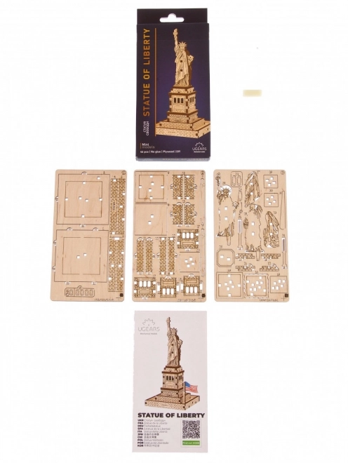 3D drveni model Kip Slobode