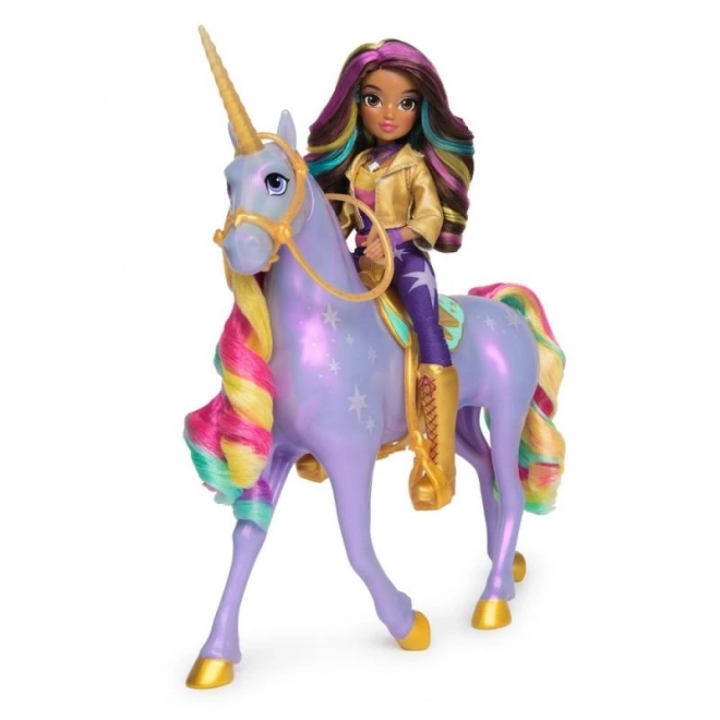 UNICORN AKADEMIJA SVJETLEĆI JEDNOROG WILDSTAR S LUTKOM SOPHIA 24cm