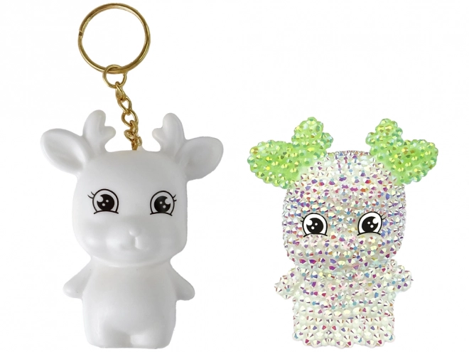 Kreativni set DIY Kristalni sob privjesak 3D bijeli
