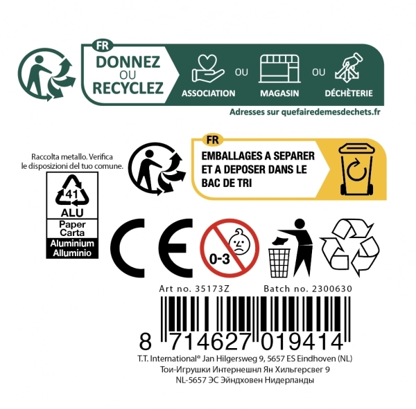Sluz - sjajna masa 400g 20cm u plastičnoj cijevi 4 boje 4 kom u kutiji