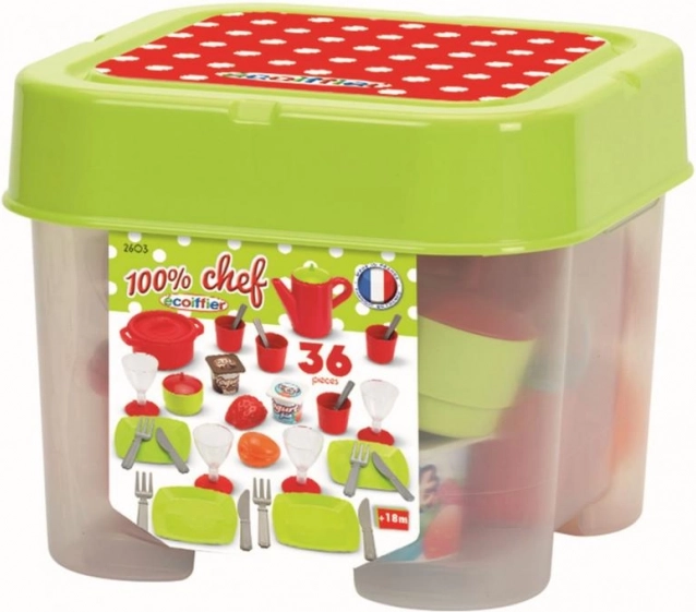Set za posluživanje u kutiji – dječji set posuđa i hrane