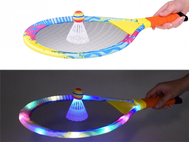 Svjetlosni rekete za badminton za zabavu