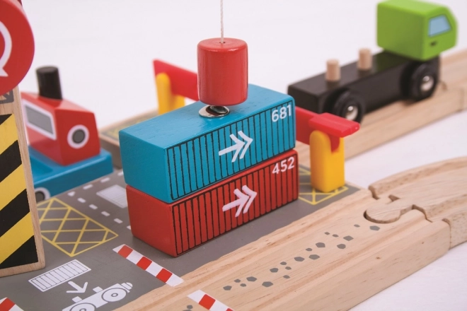 Bigjigs Rail Kontejnerski Terminal