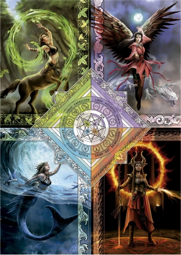 Educa puzzle Elementarna magija: Zodijak 1500 dijelova