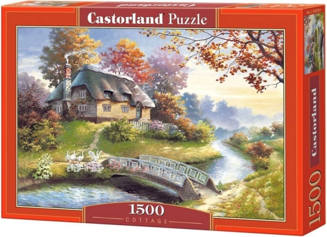 Puzzle Seoska kućica 1500 dijelova CASTORLAND