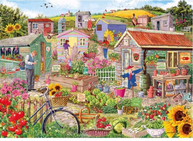 Puzzle Život u vrtu 1000 dijelova