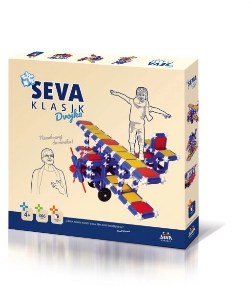 Slagalica SEVA KLASIK Dvojka plast 366 kom u kutiji 36x33,5x5cm