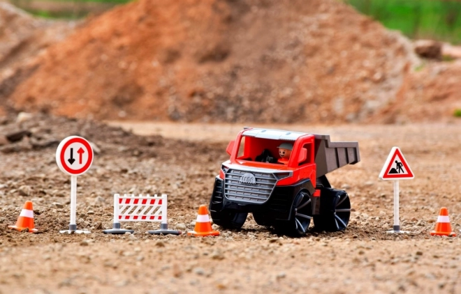 Auto Truxx 2 kamion kiperska plast 26cm s figuricom 27x15x16cm 24m+