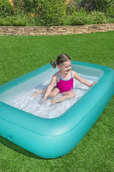BESTWAY Pravokutni dječji napuhujući bazen 2+ 165x104x25cm + napuhujuće dno