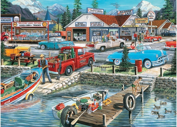 Puzzle EUROGRAPHICS IDIMO RIBARITI, 1000 dijelova