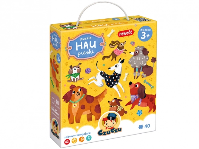 CzuCzu Puzzle Hau Psići, 40 kom