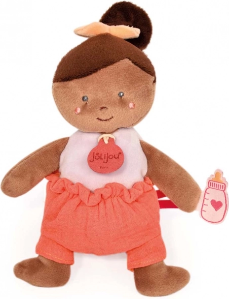 Doudou Jolijou lutkica 18 cm narančasta