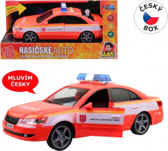Vatrogasno osobno vozilo s češkim glasom 24 cm