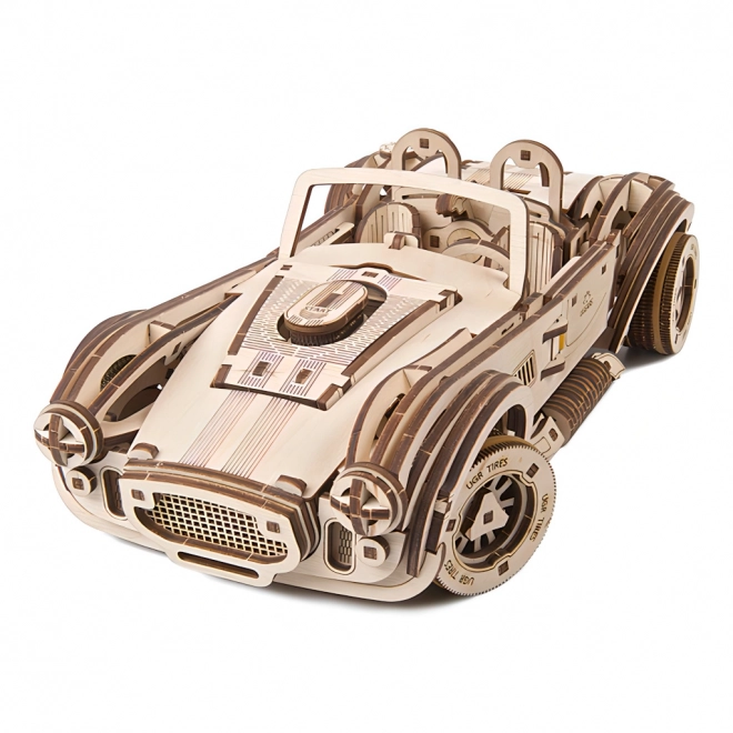 Ugears 3D drveni mehanički puzzle Driftajući trkaći auto Kobra
