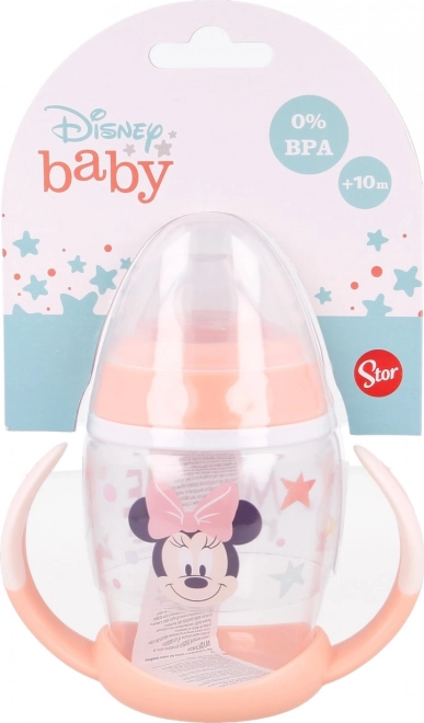 STOR Šalica s ručkama i silikonskim usnikom 270ml Minnie